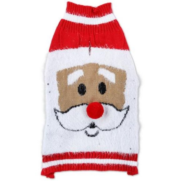 Christmas Santa Claus Pet 💥Sweater Christmas Santa  Pet Sweater 🆕NWT! - Picture 1 of 11